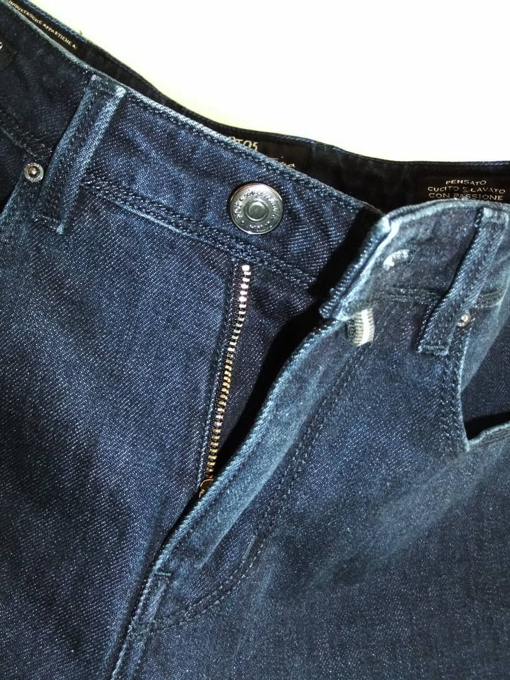 EXCLUSIVE COLOUR DOTS INSIDE PRINTED STRETCH DENIM(ストレッチデニム)