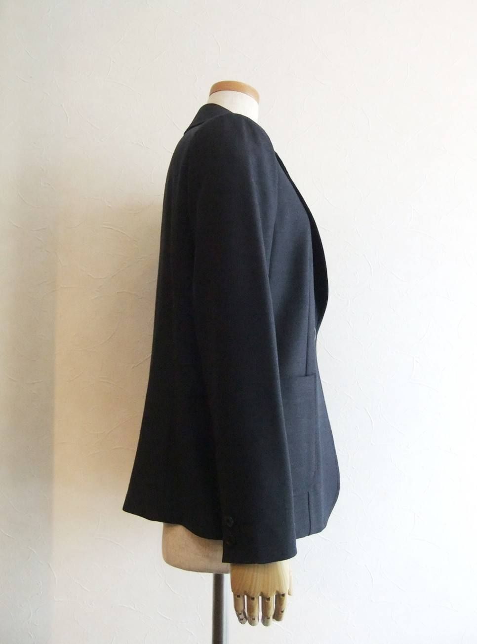 ウール混ストレッチ ジャージージャケット