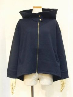 裏毛 ショートパーカー