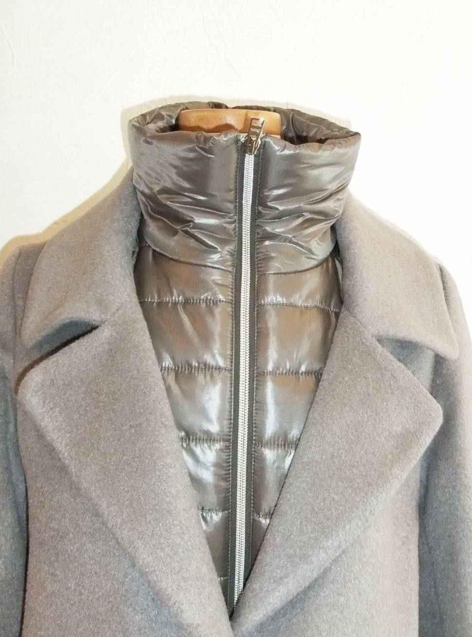 WOOL DOWN JACKET COAT