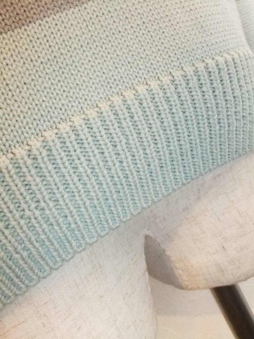 CABLE & BORDER KNIT PULL OVER
