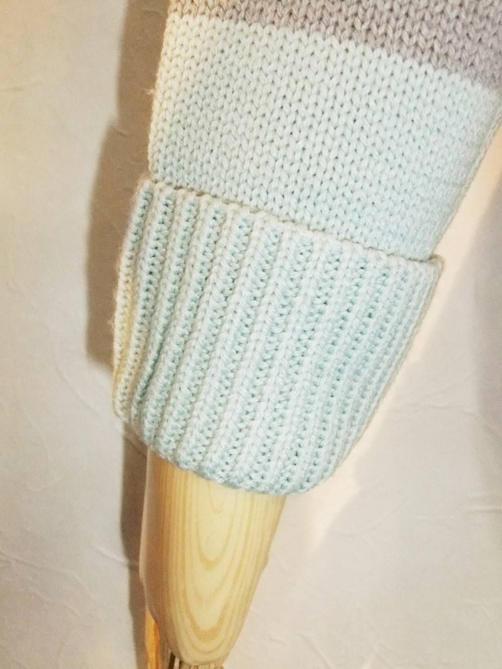 CABLE & BORDER KNIT PULL OVER