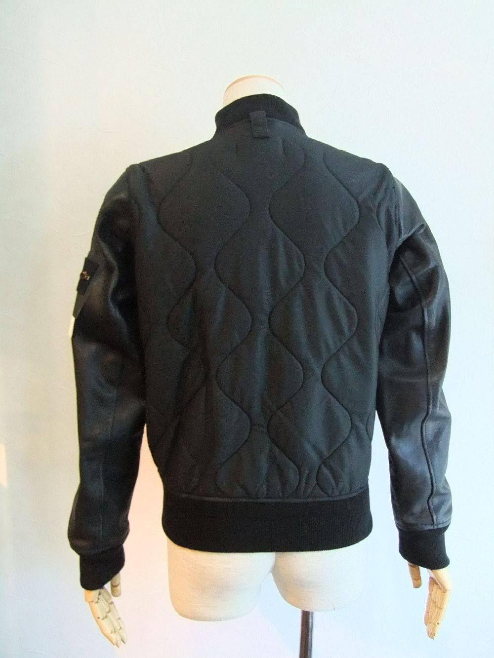 3way レザーブルゾン (BLACK)