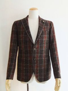 WOOL CHECK JACKET MC22K-24QIG091
