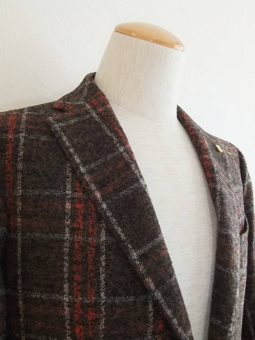 WOOL CHECK JACKET MC22K-24QIG091