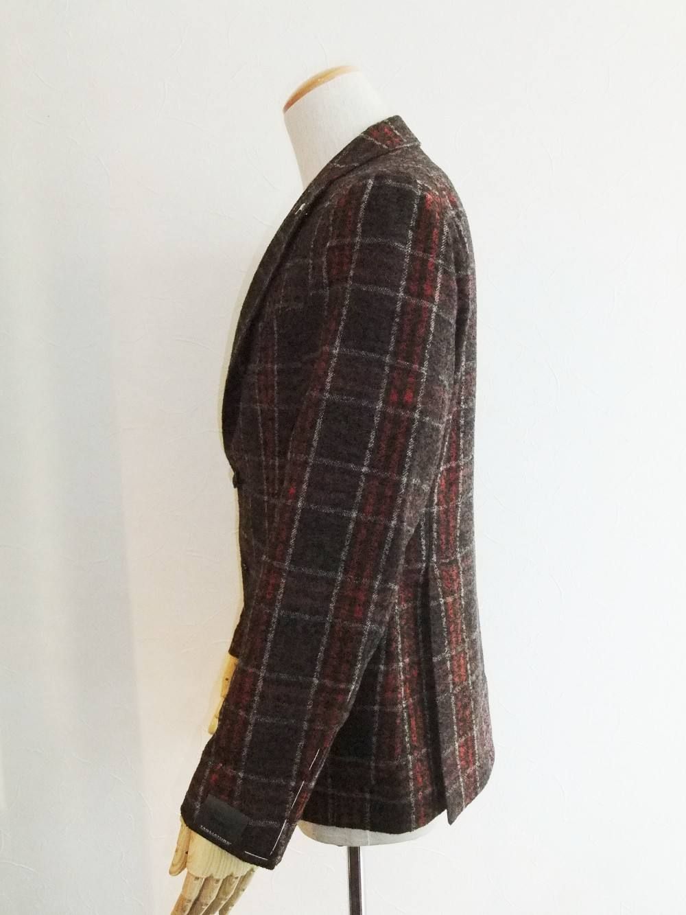 WOOL CHECK JACKET MC22K-24QIG091