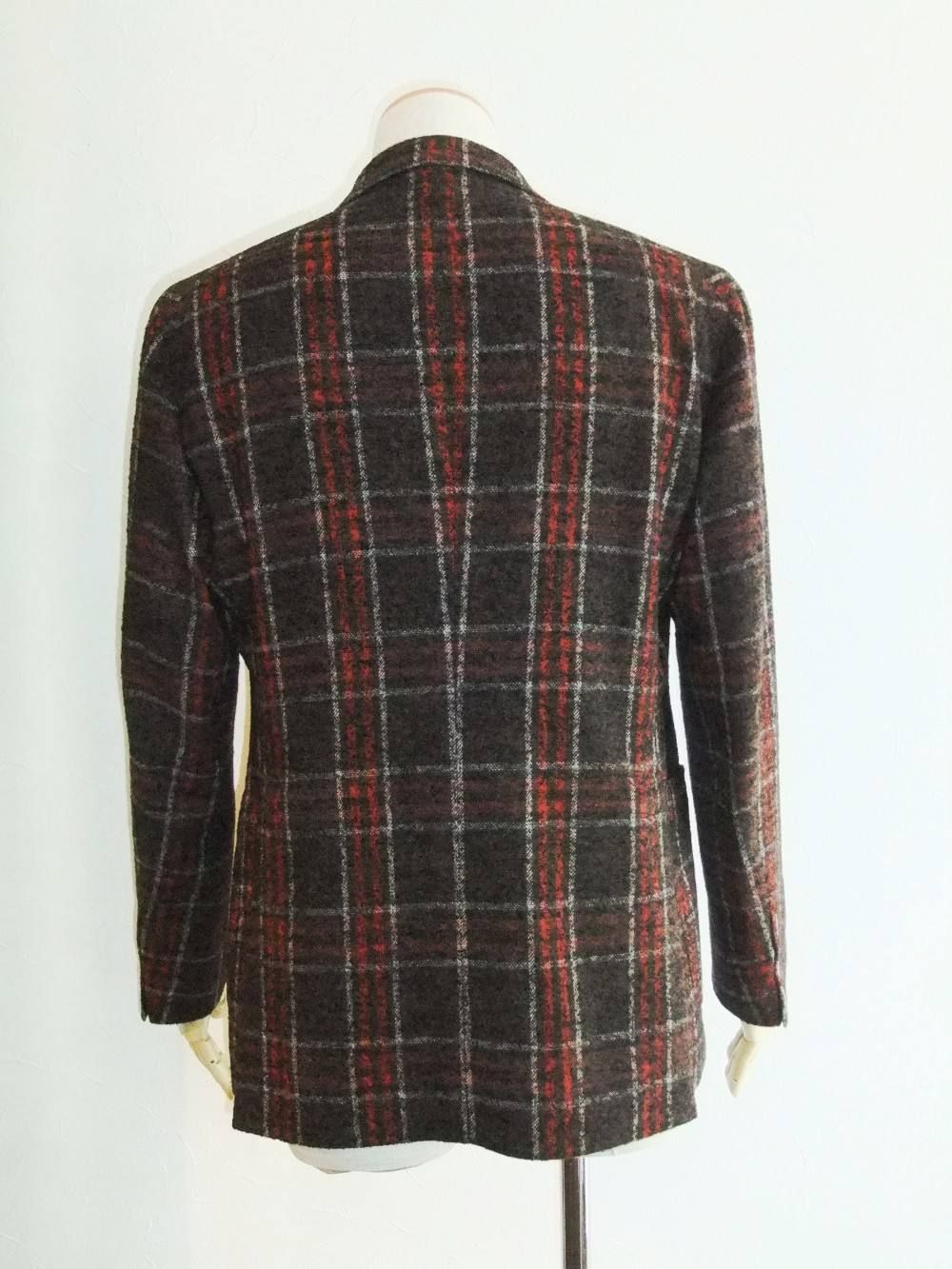 WOOL CHECK JACKET MC22K-24QIG091
