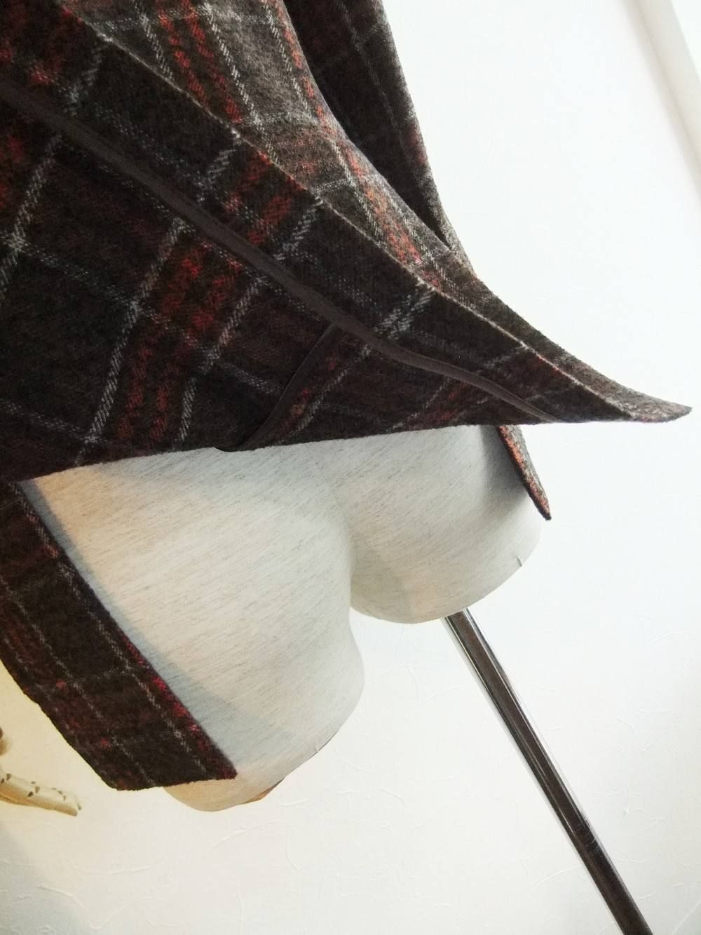 WOOL CHECK JACKET MC22K-24QIG091