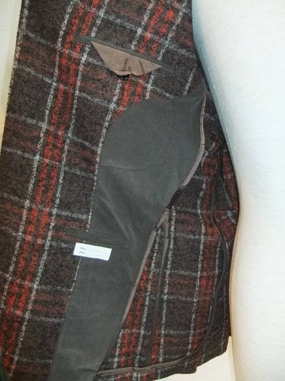 WOOL CHECK JACKET MC22K-24QIG091