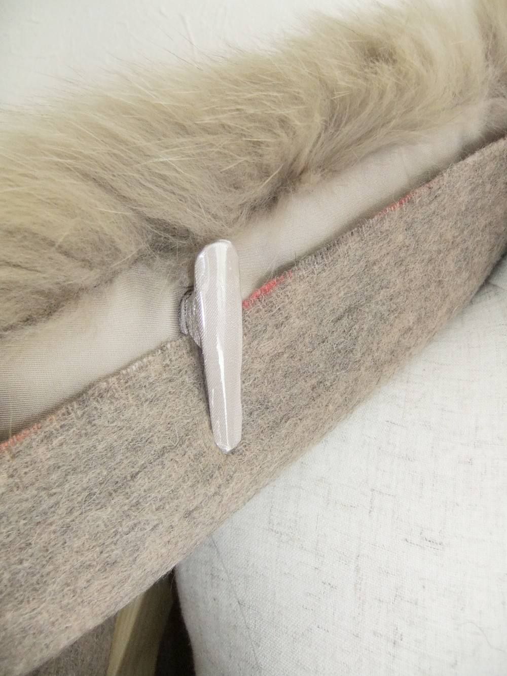 FOX FUR CHECK STOLE