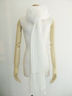 REX FUR KNIT MUFFLER