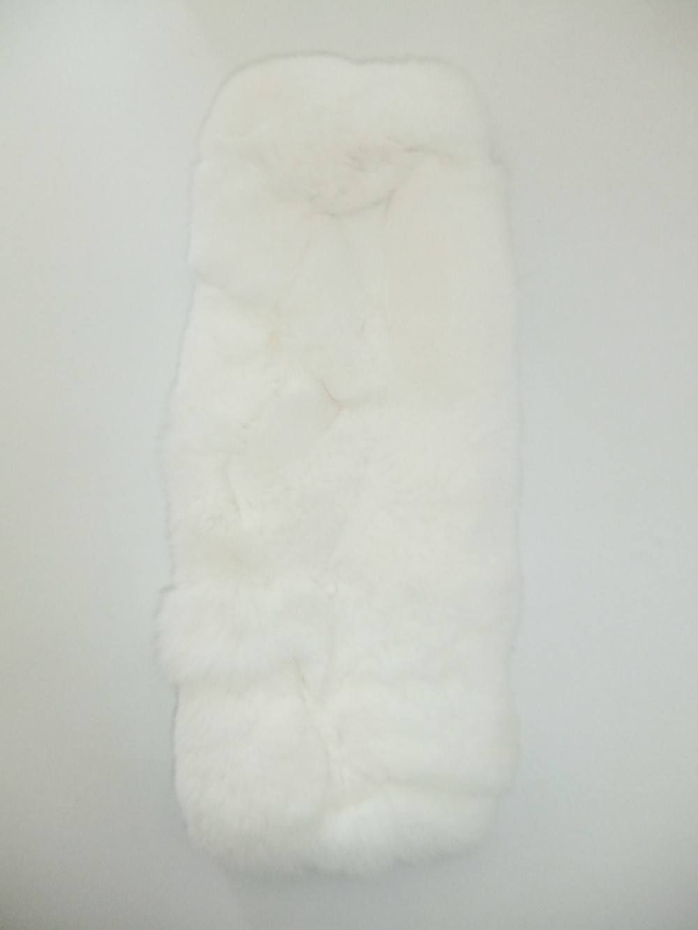 REX FUR KNIT MUFFLER
