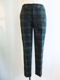CHECK STRETCH PANTS