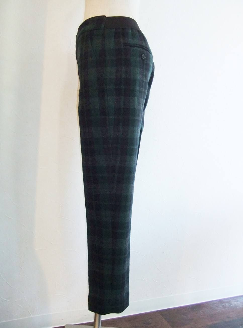 CHECK STRETCH PANTS
