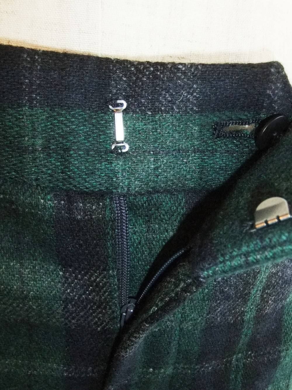 CHECK STRETCH PANTS