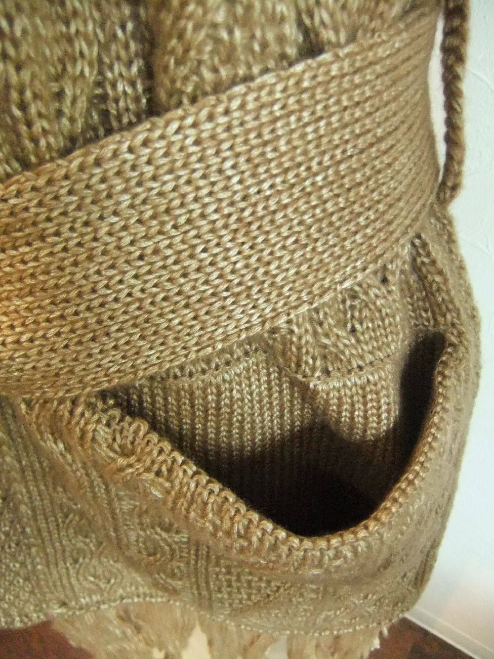 5GGフリンジカーディガン (Beige)