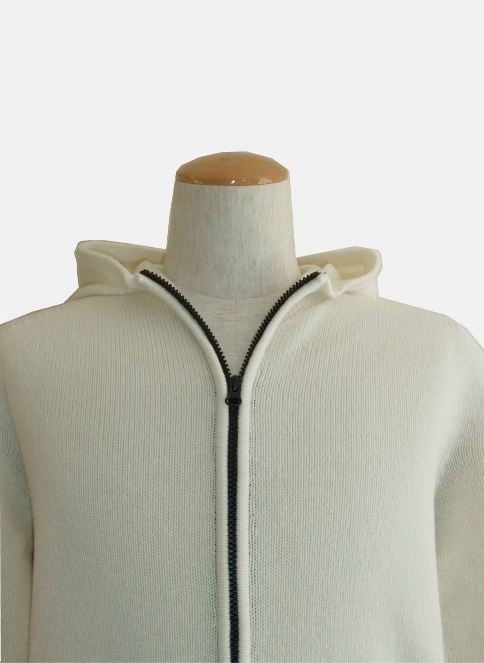 KNIT PARKA (WHITE)