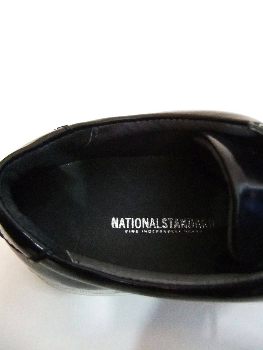 NAVY SPAZZOLATO レザースニーカー  (ネイビー)