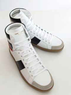 panelled hi-top sneakers 361232-BT410/9595