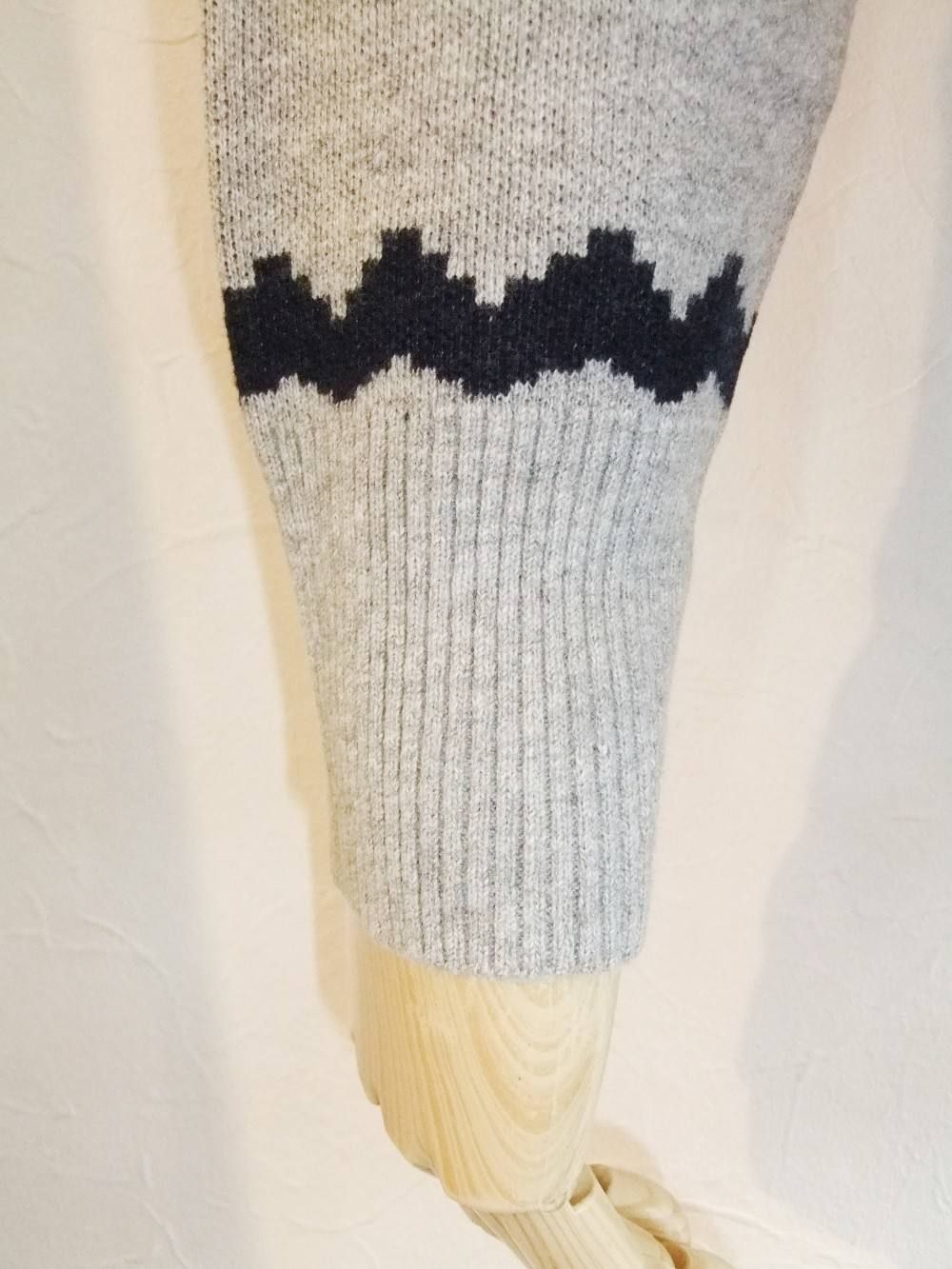 SNOW PATTERN KNIT CREW
