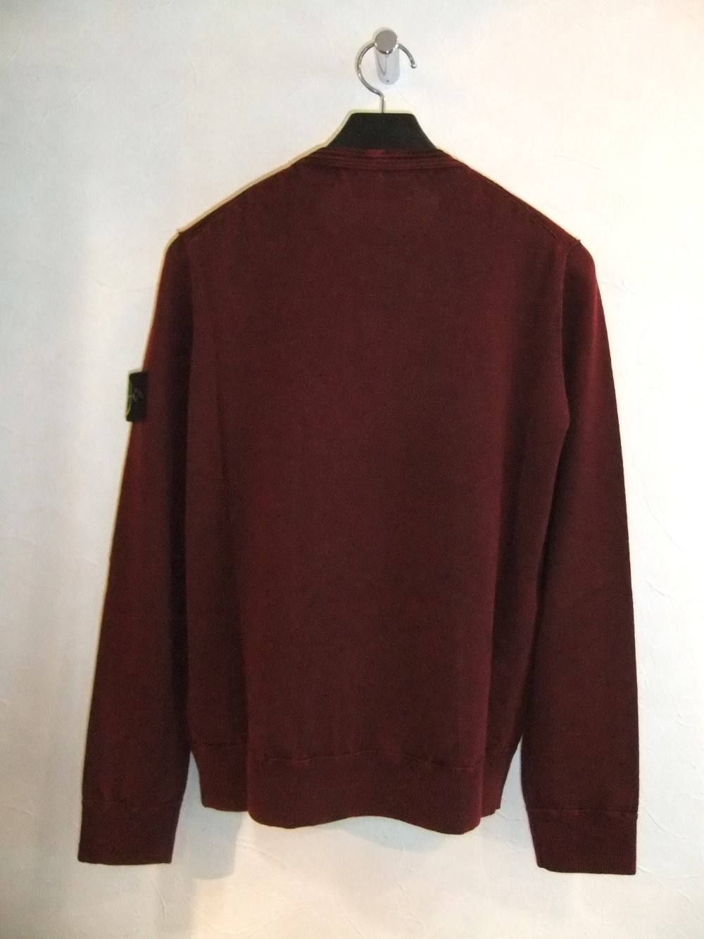 OVER-DYEING  V-NECK KNIT