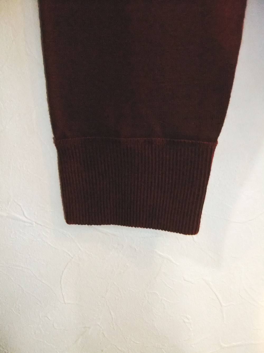 OVER-DYEING  V-NECK KNIT