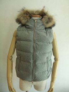 PLEIONE DOWN VEST (L.GY)