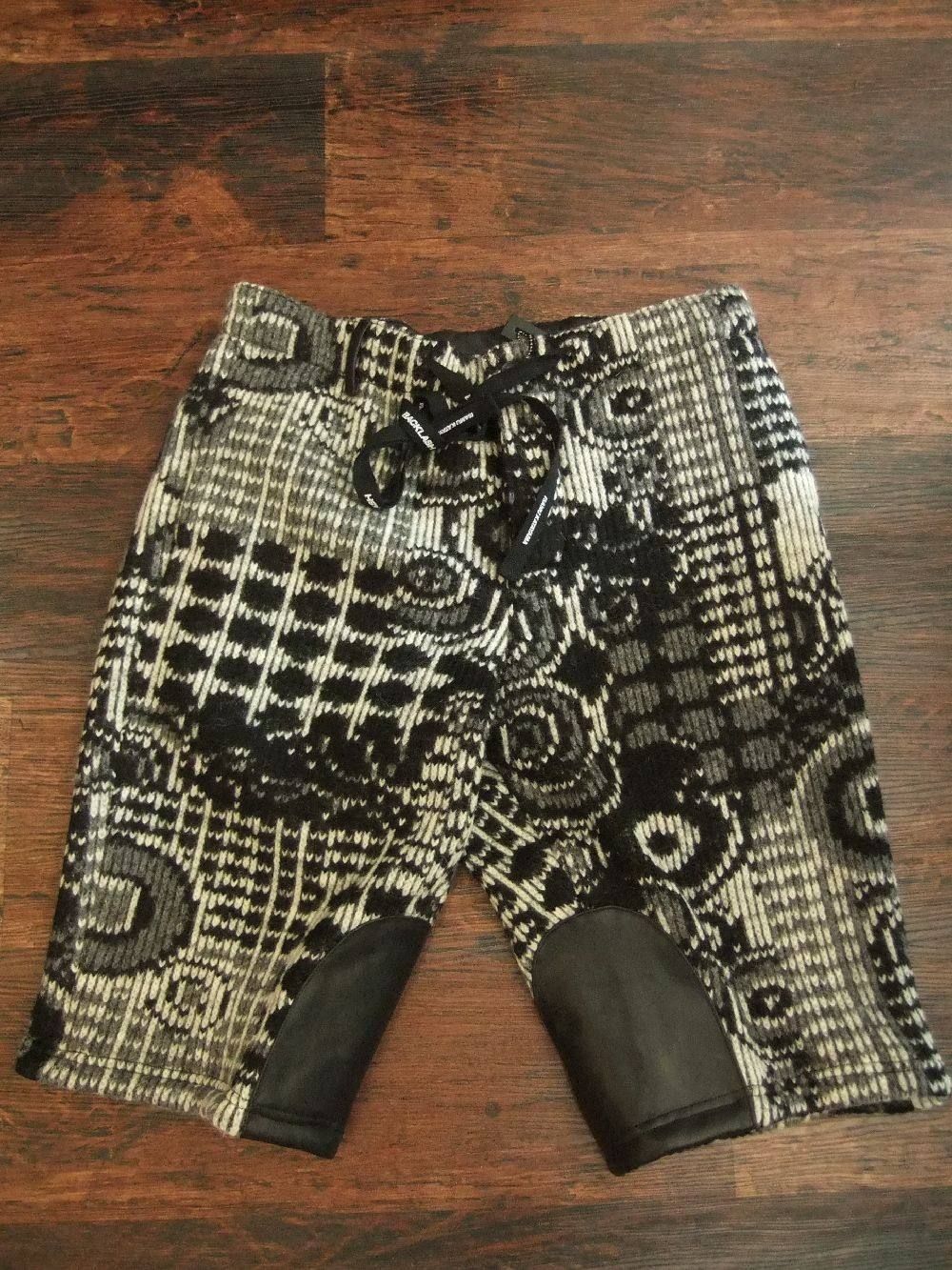 The Boogie Bandイタリーニット+オイルカーフハーフパンツ(Black)