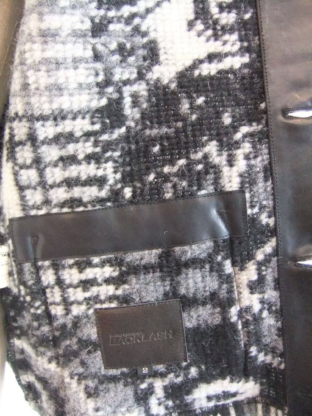 The Boogie Band イタリーニット+オイルカーフベストK-725-02(BLACK)