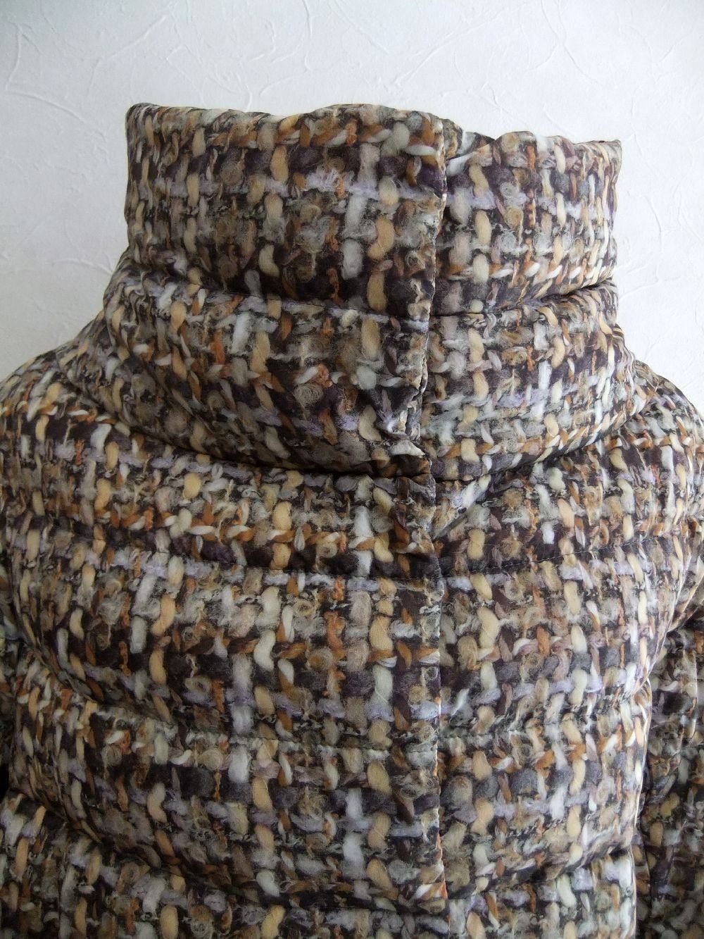 TWEED PRINT DOWN BLOUSON