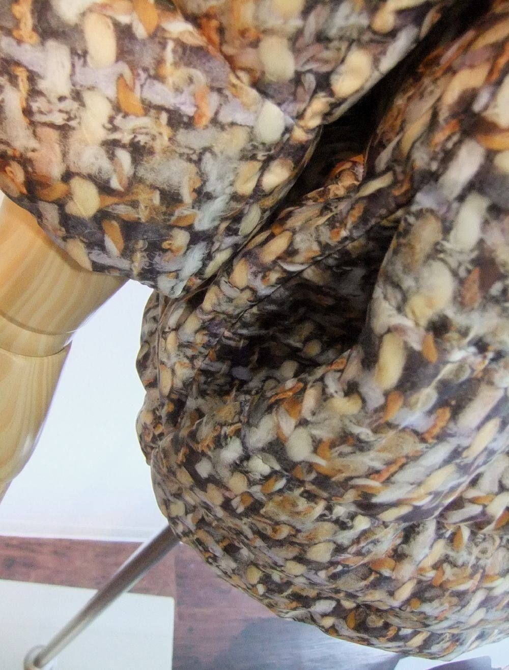 TWEED PRINT DOWN BLOUSON