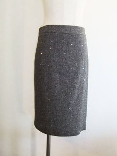 NEP TWEED BEADS SKIRT
