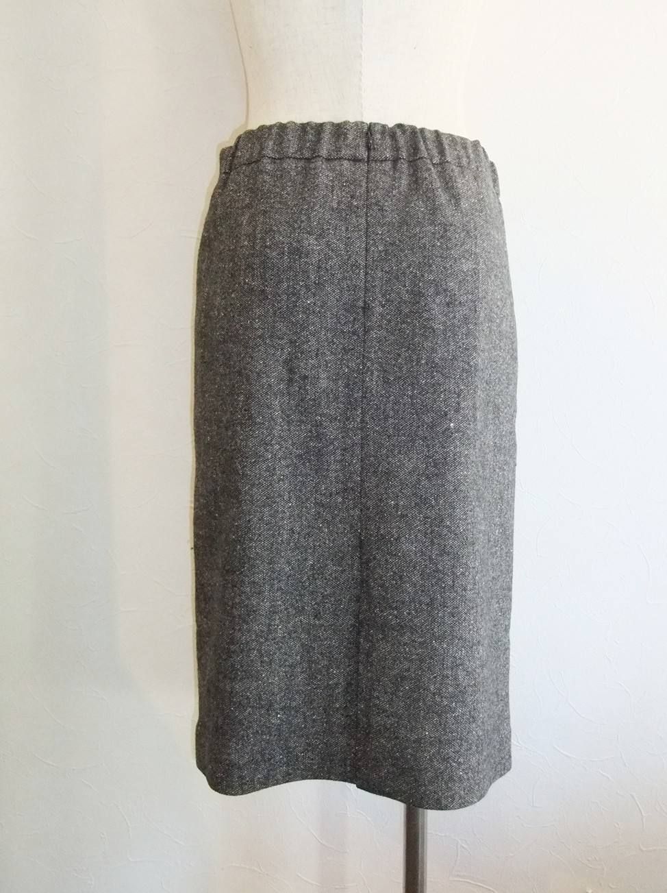 NEP TWEED BEADS SKIRT