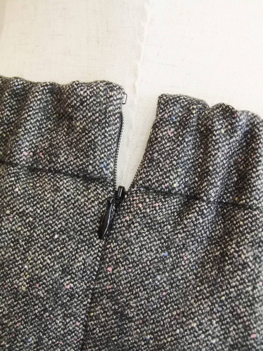 NEP TWEED BEADS SKIRT