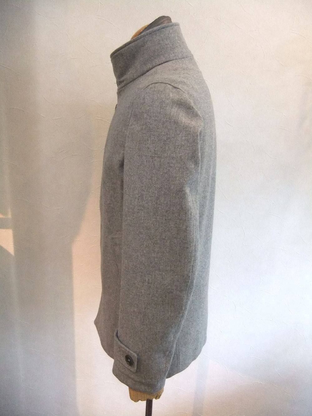 ヘルノ ウールスタンドカラーコート(Light Grey)