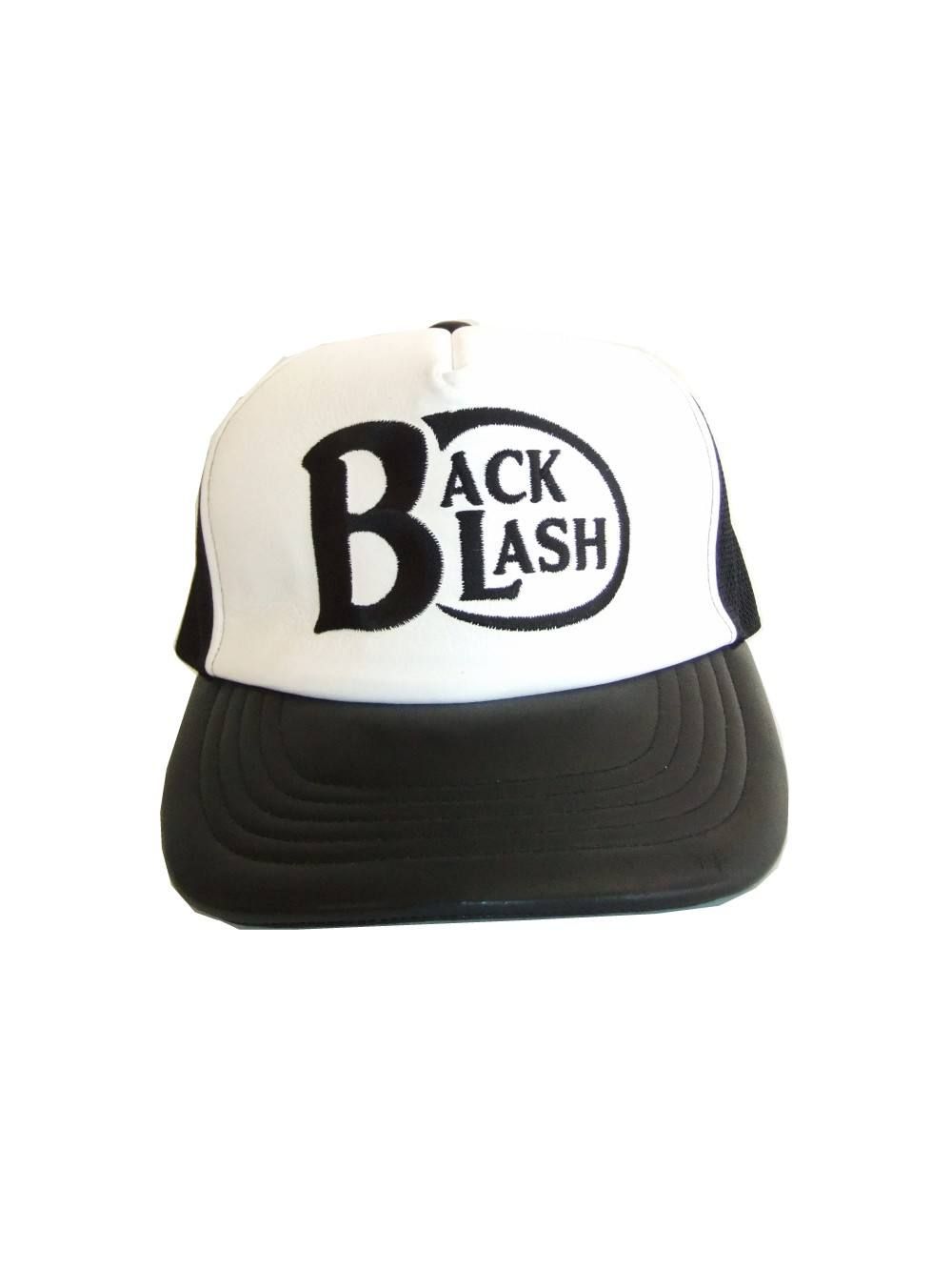 バックラッシュ　イサムカタヤマ　backlash バケットハット　レザー 左上: ISAMUKATAYAMA BACKLASH (イサムカタヤマバックラッシュ