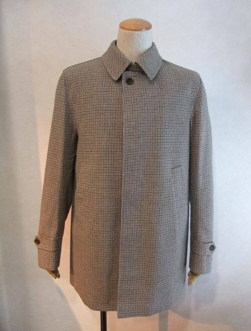 チェックコート(Blackx Khaki)