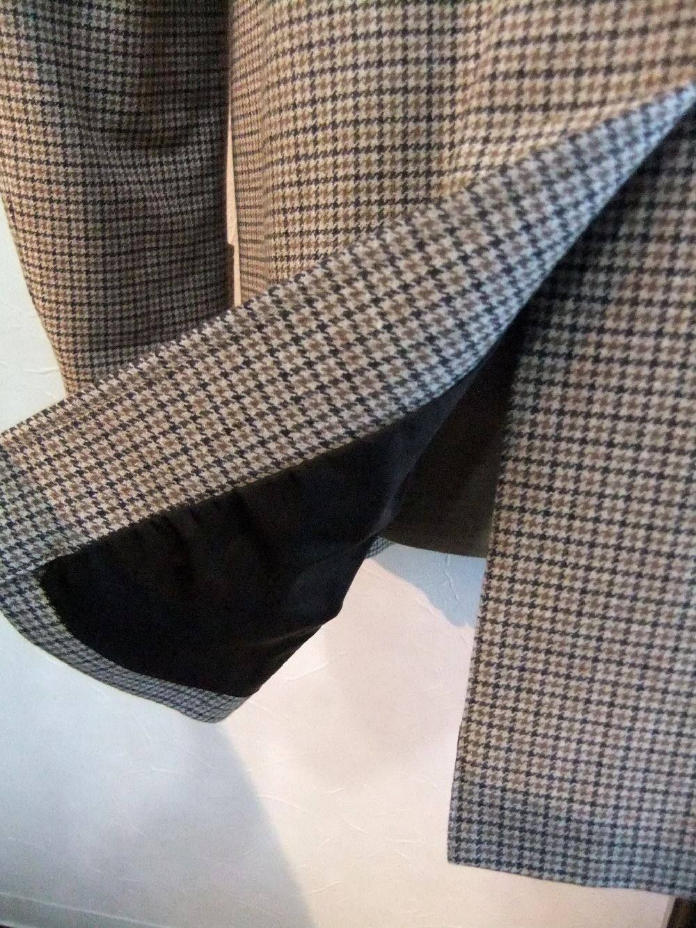 チェックコート(Blackx Khaki)