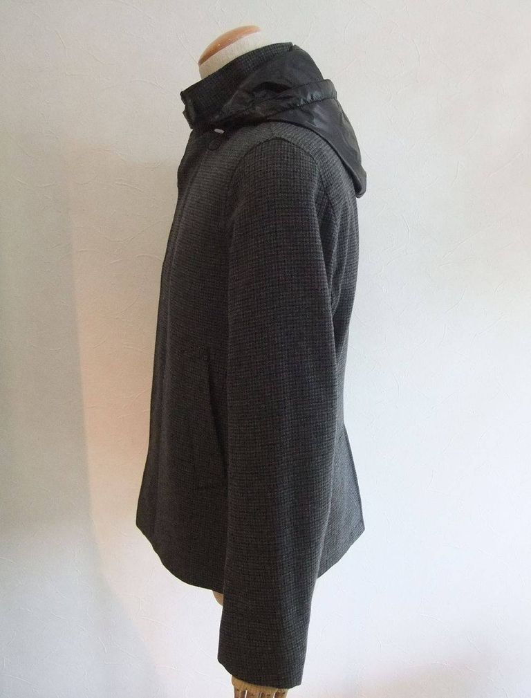 HERNO - フード付ジャケットコート(Grey) | 4.444glad