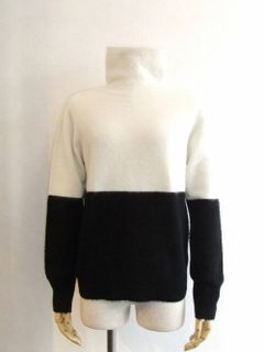WOOL x CASHMERE TWO TONE KNIT