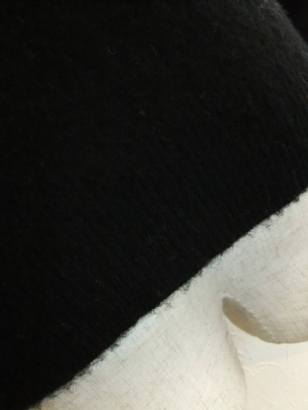 WOOL x CASHMERE TWO TONE KNIT