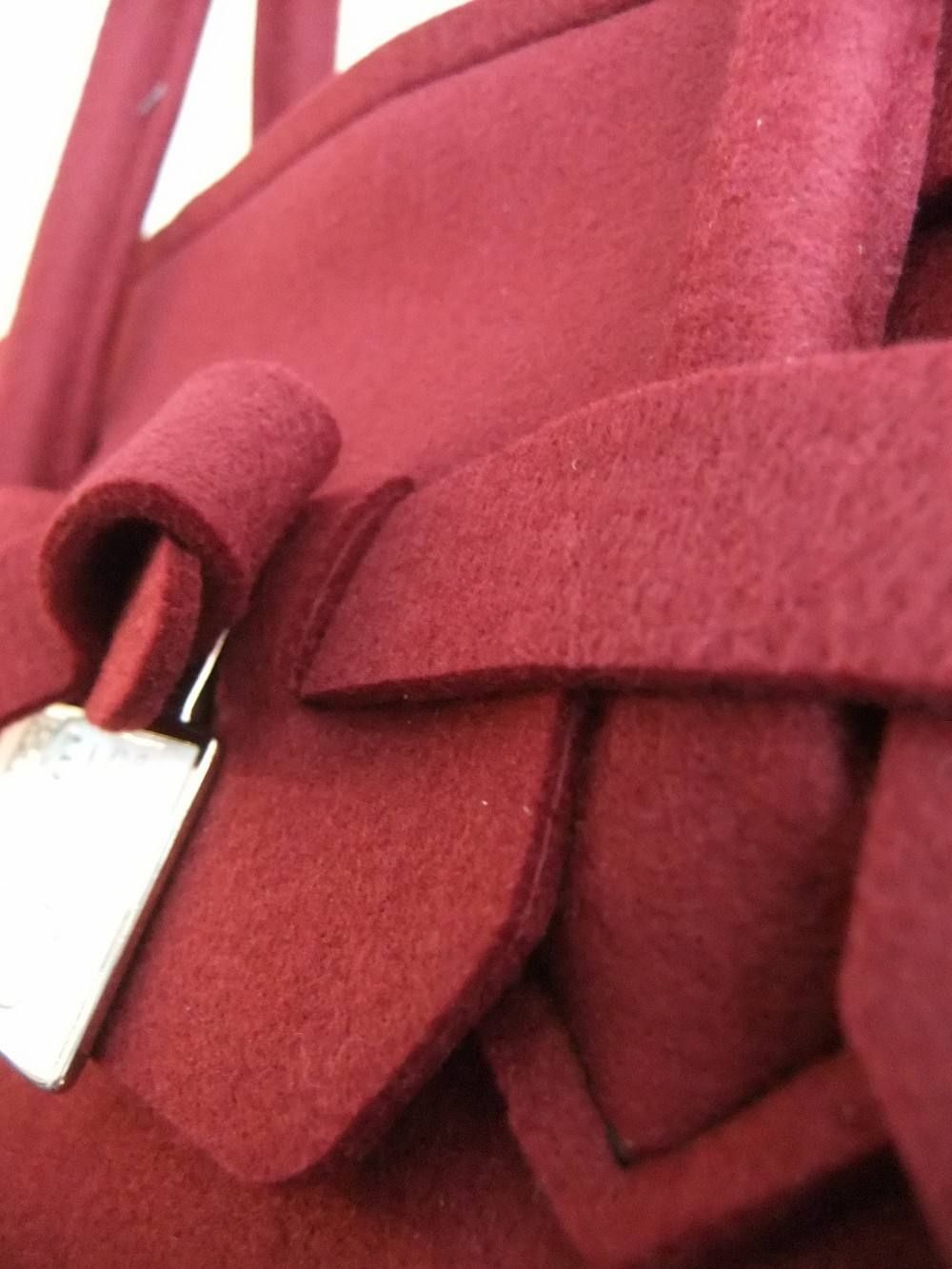BAG ICON//FELTRO-FELT (BORDEAUX)