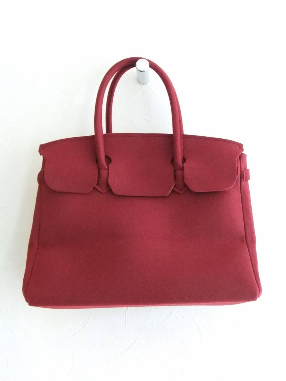 BAG ICON//FELTRO-FELT (BORDEAUX)