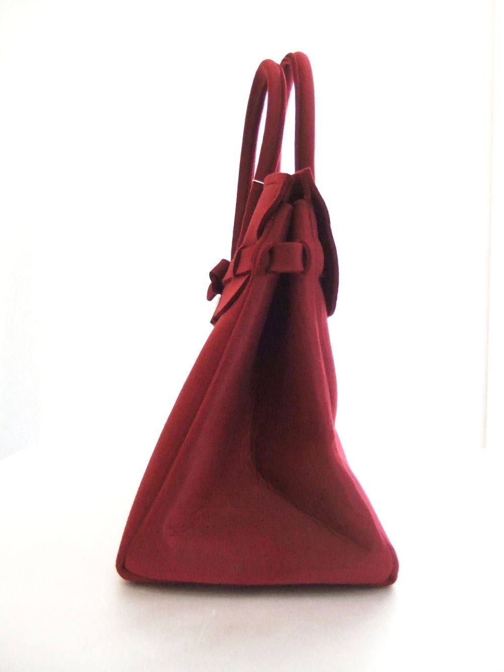 BAG ICON//FELTRO-FELT (BORDEAUX)
