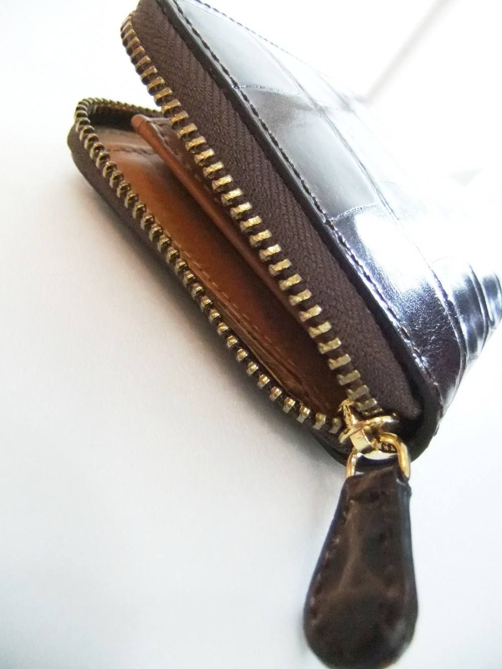 SMALL ZIP PURSE (BWN)