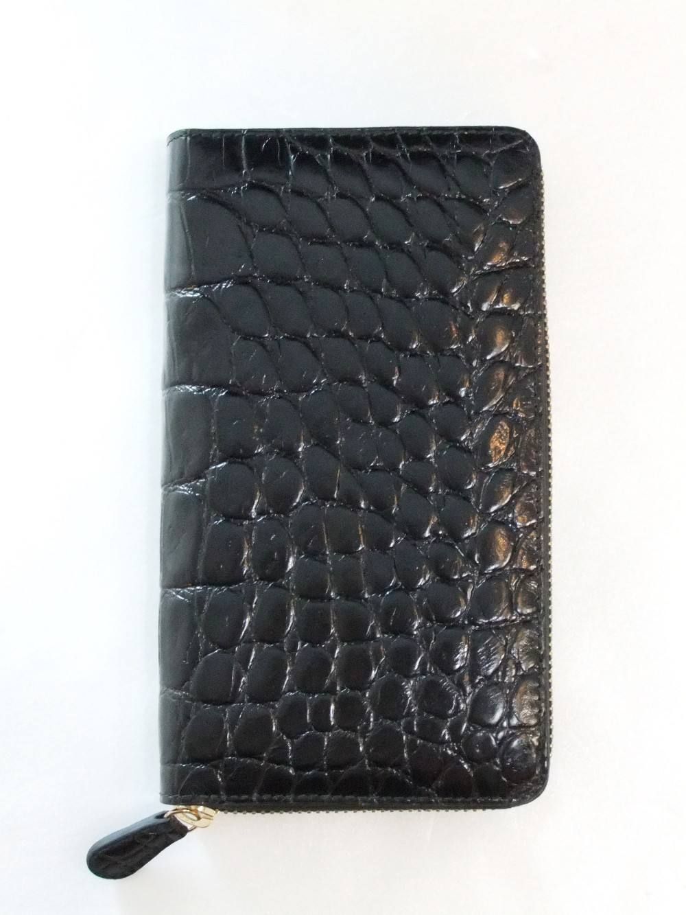 10011 NEW SIZE L ZIP WALLET(BK)