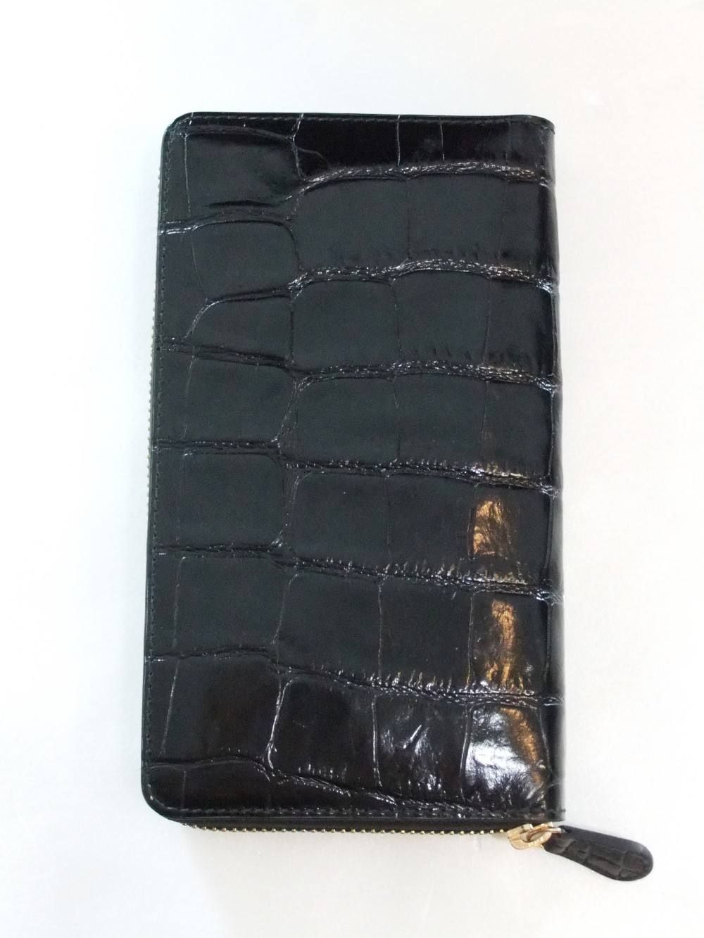 10011 NEW SIZE L ZIP WALLET(BK)