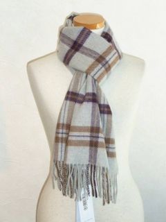 JOHNSTONS (ジョンストンズ) カシミヤ ストール オフ チェック