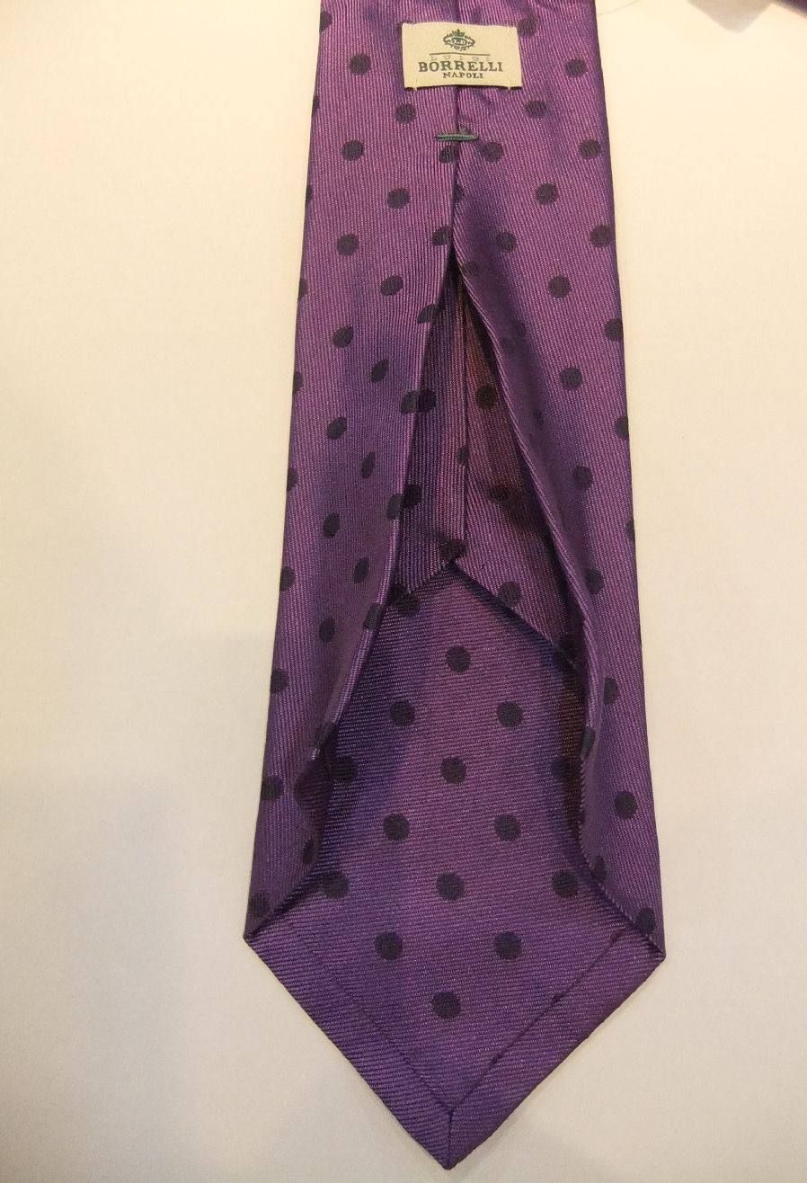 シルクドットネクタイ(PurpleXPurple)