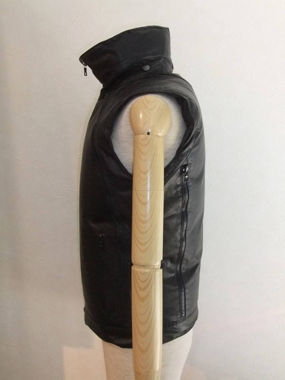 Kangaroo Leather + White Goose Detached Down Vest